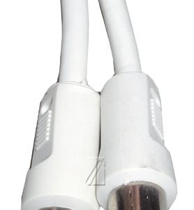 ANTENNAKÁBEL 1,5M FEHÉR, EGYENES DUGÓVAL ew01675