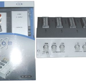 SCART-KAPCSOLÓDOBOZ 3-UTAS EZÜST ew01703