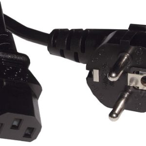 HÁLÓZATI TÁP KÁBEL 1,8-2,0M FEKETE Számítógép hűtőgép ew01720