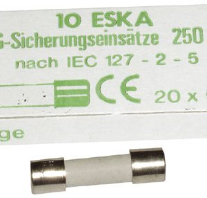 KERÁMIA, Üveg BIZTOSÍTÉK, MÉRET:5X20MM 10DB/csomag ew01775