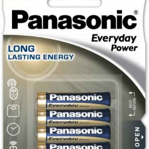 LR03 ALKÁLI AAA MIKRO ceruzaelem 1,26Ah 1,5V  4db-os PANASONIC ew02093