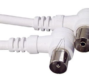 KOAX ANTENNAKÁBEL 1,5M FEHÉR PIPADUGÓ, PIPA-ALJ ew02299