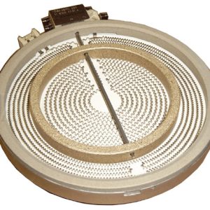 Tűzhely alkatrész, KERÁMIA főzőlap, Univerzális kétkörös energiaszabályzós, 210/140 mm, 2200/1000W, 230V ew02471