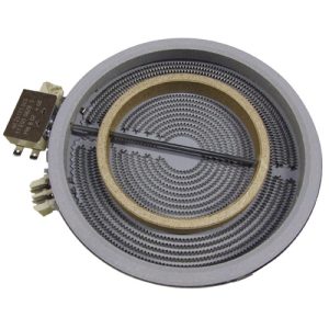 Tűzhely alkatrész univerzális energiaszabályzós EGO  kétkörös KERÁMIA főzőlap, 180mm, 1700/700W, 230V  ew02472