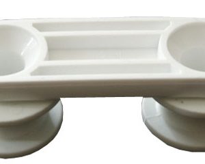 Mosogatógép alkatrész, felső kosárgörgő tartóval AEg Favorit 325,335,537 ID414B/W, JSI1340 mosogatógéphez ew02513