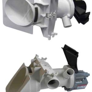 Mosógép alkatrész, Lúgszivattyú WHIRLPOOL FL5105/A, AWM811,AWM8105, AWG370, AWT5103, AWO10561, Delta mosógéphez ew02732