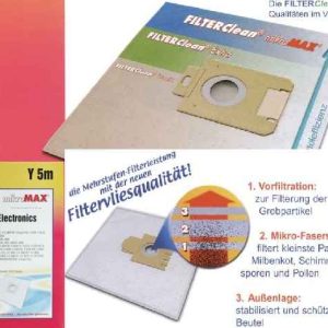 Porszívó alkatrész, Y5M PORZSÁK 4DB LG VCP243RDR porszívóhoz ew02945