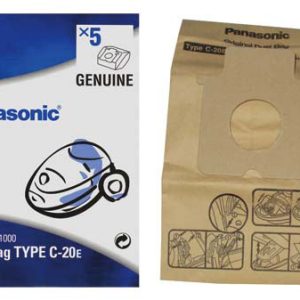 Porszívó alkatrész C20E-PANASONIC papírPORZSÁK 5DB-OS CSOMAG ew02978