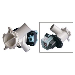 Mosógép alkatrész, Lúgszivattyú Elin, Elinlux Orion OMU800, Beko WM65, LG WD8021 mosógépekhez ew03371