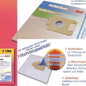 Porszívó alkatrész, zsák, porzsák, mikroszűrős porzsák AEG Vampyre 5000, CE200, Privileg, LG, Thomas, Tornado, Volta porszívóhoz ew03878