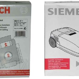 Porszívó alkatrész, Porzsák, Siemens,VS60A, Bosch, BBS60, BSD, VS62A02, Shpera porszívókhoz ew03906