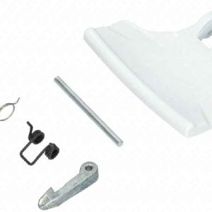 Mosógép alkatrész,  AJTÓNYITÓ fogantyú szett Zanussi zwg6120k mosógéphez ew04393