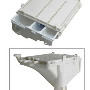 Mosószertartó tartály komplett Whirlpool FL5103, Indesit, Westel mosógéphez ew04483