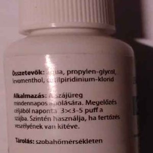 Vírus és baktériumölő Szájspray ew04623