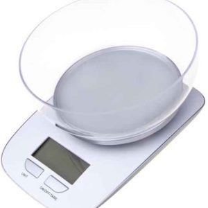 Konyhai digitális mérleg tállal ömlesztett élelmiszerek mérésére ew05024