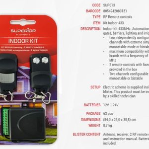 Univerzális Kapu távirányító szett ew05268