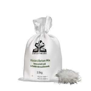 Vízzáró Betonszál Mix. 2.5 kg/zsák. Beton erősítő szál és fibrillált mikroszál keverék