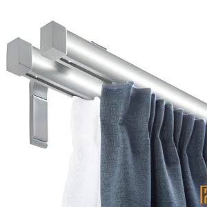 (6 szín 16 méret) Motivo kétsoros függöny karnis szett(3.5méter). Függönytartó karnis, hoss