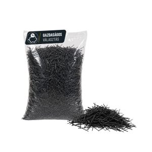 BlackPoly Mex építőipari polimer betonerősítő makroszál (40 mm Ø 0,60 mm). 1kg