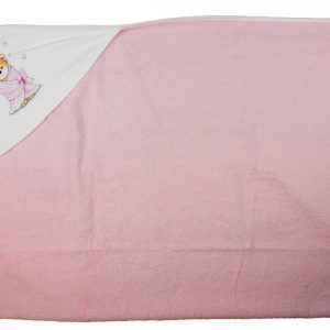 Baba kapucnis törölköző macis mintával 100x100