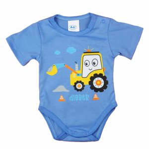 Rövid ujjú baba body cuki Markoló mintával