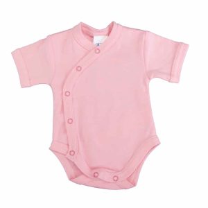 Rövid ujjú elöl patentos baba body