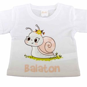 Rövid ujjú Balatonos csigás póló