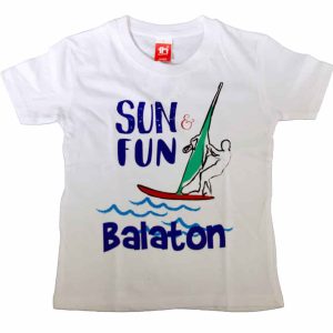 Rövid ujjú Balatonos póló Vitorlás