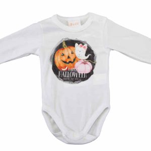 Halloween hosszú ujjú baba body