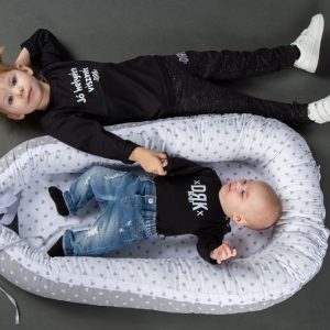 Dorko DRK mintával nyomott hosszú ujjú baba body