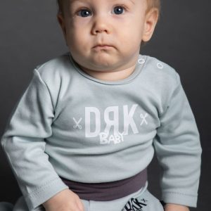 Dorko DRK mintával nyomott hosszú ujjú baba body