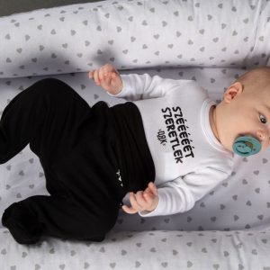 Dorko DRK "Szééééét Szeretlek" mintával nyomott hosszú ujjú baba body