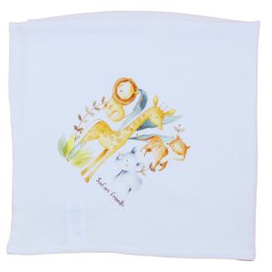 Textil tetra kifogó-törölköző szafaris mintával 140x140cm