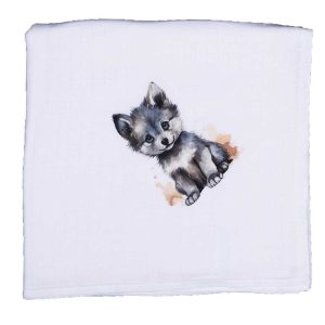 Textil tetra pelenka farkas mintával 70x70cm