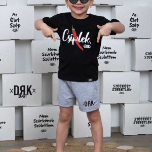 Rövid ujjú póló Dorko DRK "Csíplek" mintával