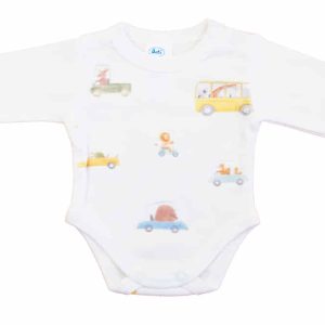 Baba body, hosszú ujjú, Autós mintával