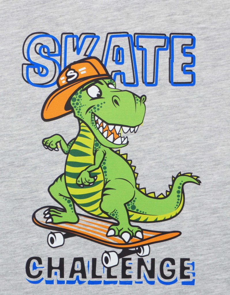 Rövid ujjú fiú póló dinoszauruszos mintával - Image 2