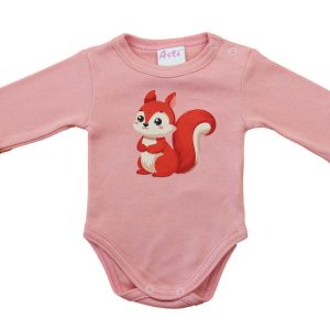 Baba body, hosszú ujjú,Mókus mintával
