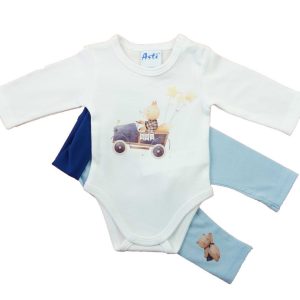 2 részes baba szett – Állatos mintával