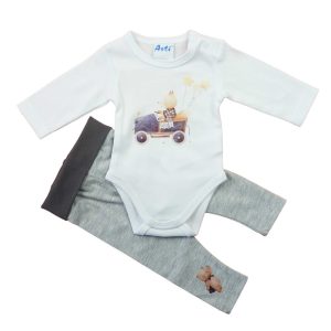 2 részes baba szett – Állatos mintával