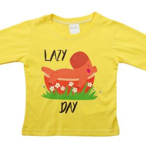 Hosszú ujjú lány póló – Kapibara mintával