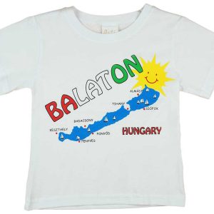 Baba, gyerek feliratos "Balaton" rövid ujjú póló