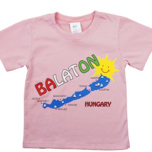 Baba, gyerek feliratos "Balaton" rövid ujjú póló