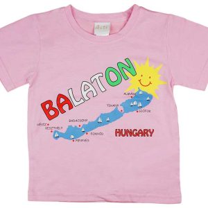 Baba, gyerek feliratos "Balaton" rövid ujjú póló
