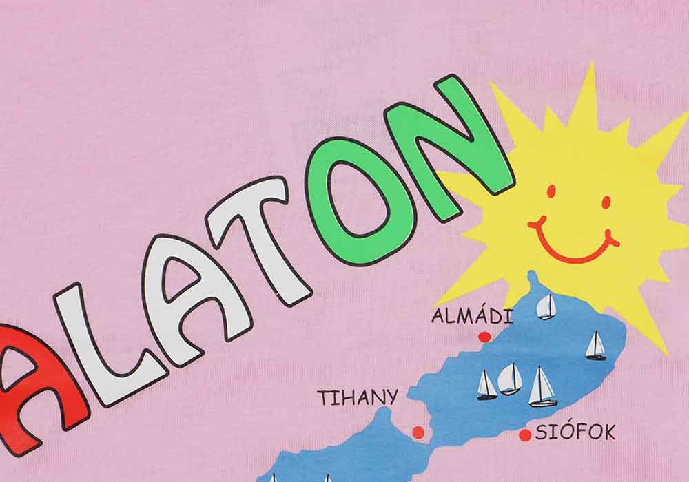 Baba, gyerek feliratos "Balaton" rövid ujjú póló - Image 2