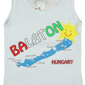 Ujjatlan gyerek póló Balaton felirattal