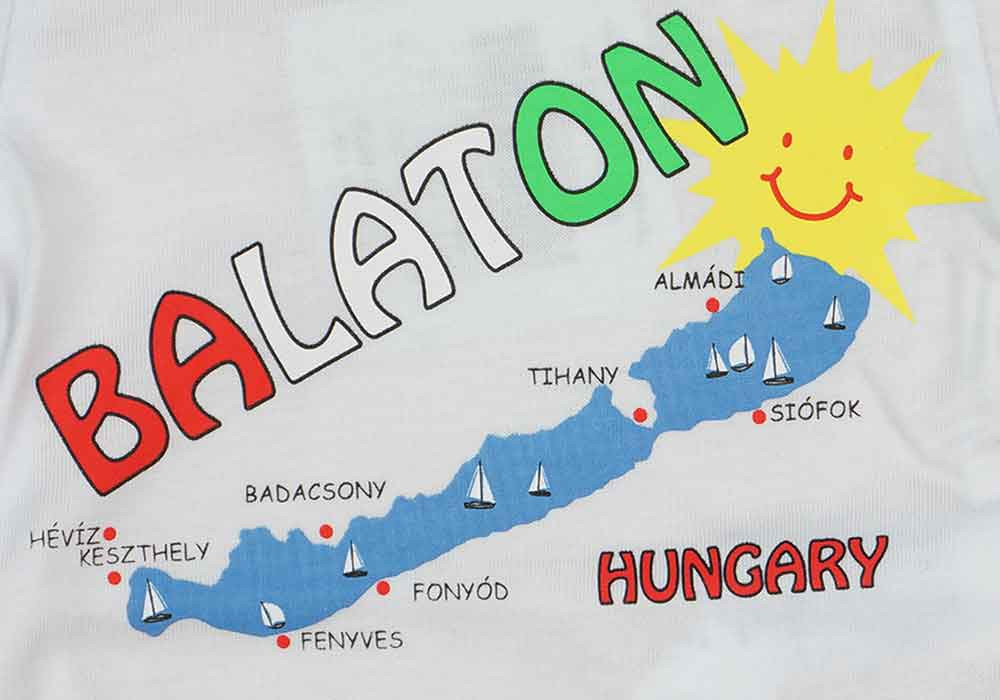 Rövid ujjú baba body Balaton felirattal - Image 2