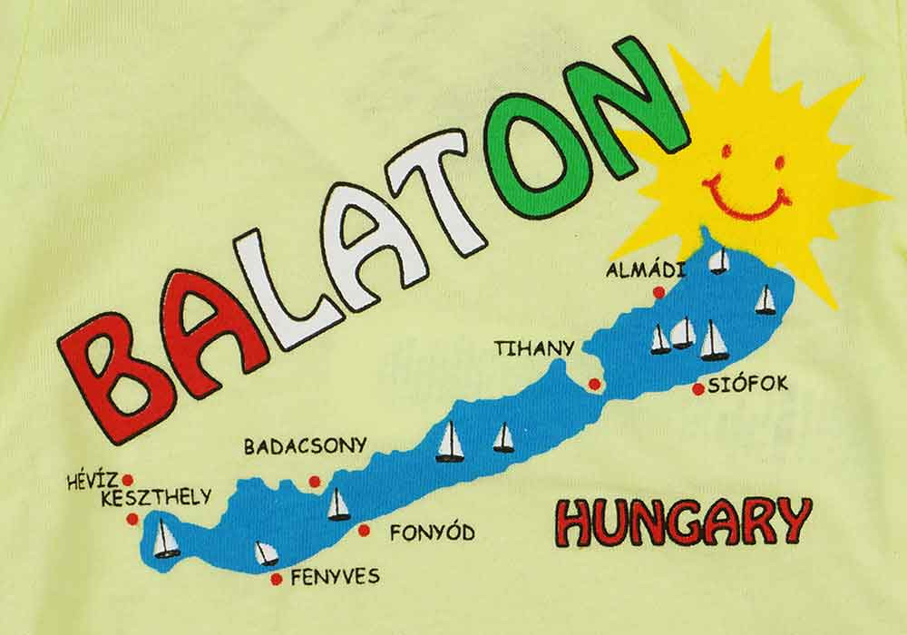 Rövid ujjú baba body Balaton felirattal - Image 2
