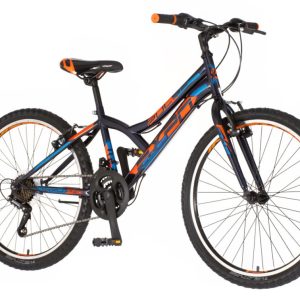 Explorer Pulse 24 gyerek kerékpár Fekete-Narancs
