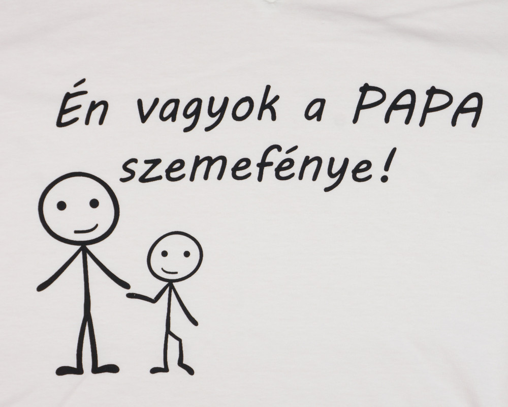 Apák napi kreatív póló ajándék festékkel - Image 2
